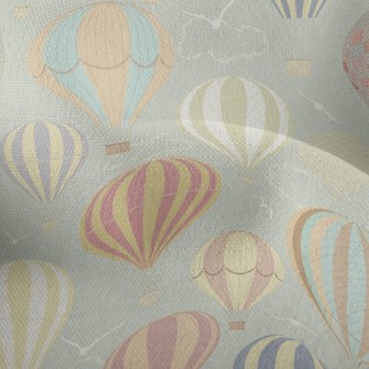 Flying Hot Air Balloon Lightweight Performance Linen