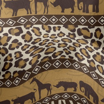 Animal Print Lightweight Performance Linen