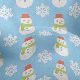 Cute Snowman Lightweight Performance Linen