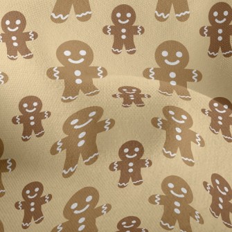 Gingerbread Man Lightweight Performance Linen