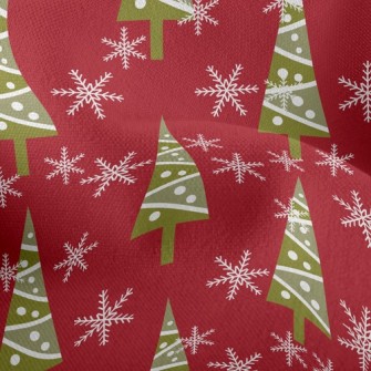 Snowflake Christmas Tree Lightweight Performance Linen