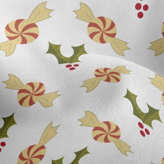 Christmas Candy Lightweight Performance Linen