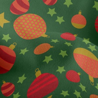 Christmas Glass Ball Lightweight Performance Linen