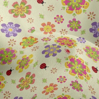 Elegant Temperament Small Flor Lightweight Performance Linen