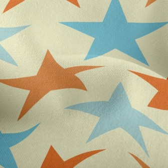 Full Page Star Print Lightweight Performance Linen