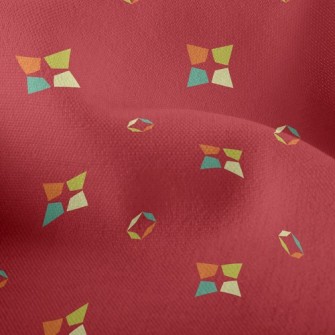 Nostalgic Colored Squares Lightweight Performance Linen