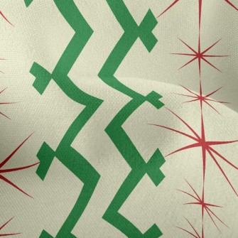 Christmas Star Lines Lightweight Performance Linen