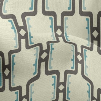 Geometric Arrangement Lightweight Performance Linen