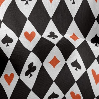 Fashion Diamond Playing Cards Lightweight Performance Linen