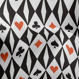 Traditional Diamond Playing Ca Lightweight Performance Linen