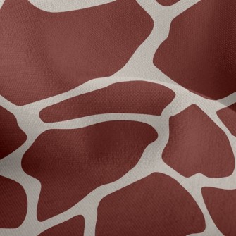 Nostalgic Giraffe Pattern Lightweight Performance Linen