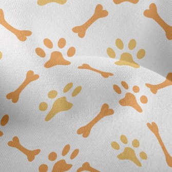 Cute Bone Footprints Lightweight Performance Linen