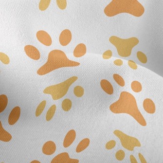 Upside Down Dog Footprints Lightweight Performance Linen