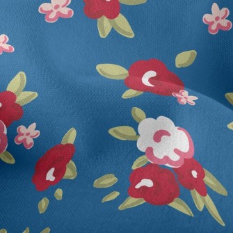Elegant Rose Floral Lightweight Performance Linen