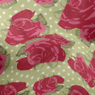 Big Rose Dot Lightweight Performance Linen