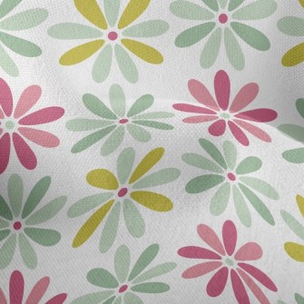 Temperament Tricolor Floret Lightweight Performance Linen