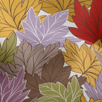 Withered Yellow Maple Leaf Lightweight Performance Linen