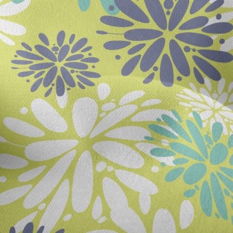Three-Color Temperament Floral Lightweight Performance Linen