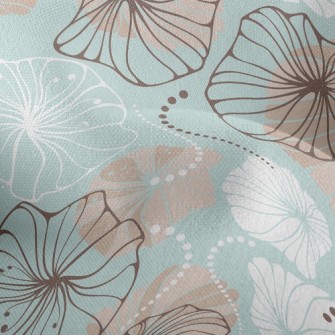 Elegant Flowers Lightweight Performance Linen
