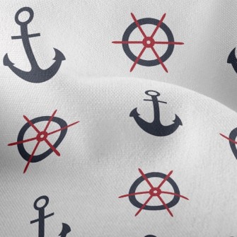 Petite Navy Logo Lightweight Performance Linen