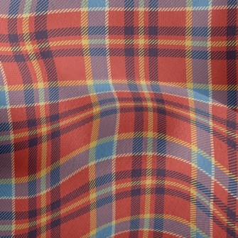 Two-Color Stacked Check Lightweight Performance Linen