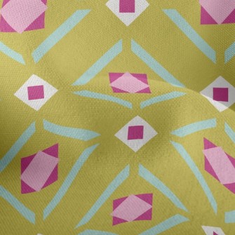 Colorful Cubes Lightweight Performance Linen