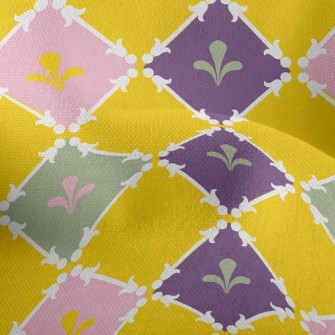 Bright Square Pattern Lightweight Performance Linen