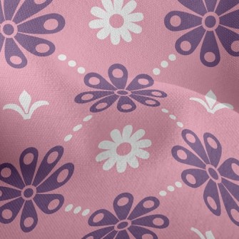 Two-Color Romantic Flower Lightweight Performance Linen