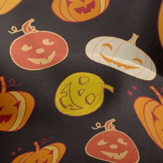 Playful Funny Pumpkin Lightweight Performance Linen