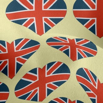 Union Jack Heart Lightweight Performance Linen