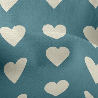 Simple Arrangement Of Hearts Lightweight Performance Linen