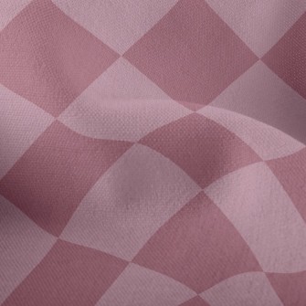 Two-Color Geometric Rhombus Lightweight Performance Linen