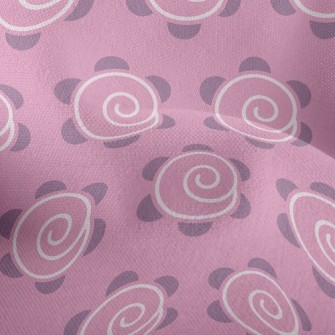 Swirl Dot Florets Lightweight Performance Linen