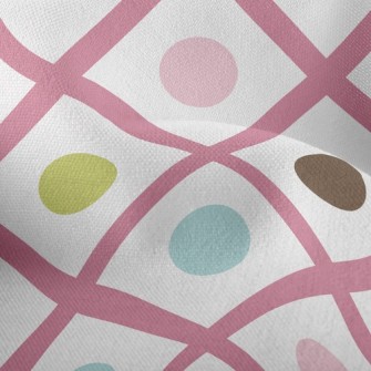 Colorful Lines Dots Lightweight Performance Linen