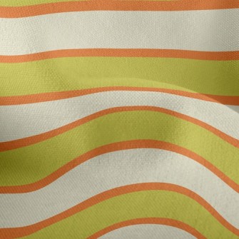 Simple Two-Color Stripes Lightweight Performance Linen