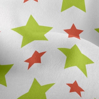 Cute Christmas Wind Stars Lightweight Performance Linen