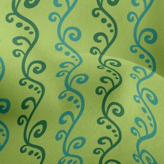 Little Curly Vine Lightweight Performance Linen