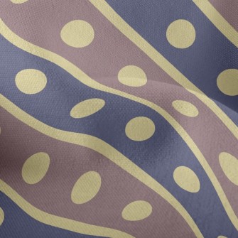 Cool Color Diagonal Stripes Lightweight Performance Linen