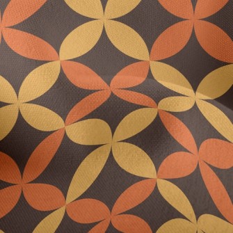 Two-Color Petal-Shaped Floral Lightweight Performance Linen