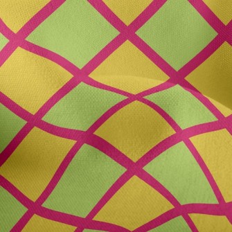 Two-Color Stitching Diamond Lightweight Performance Linen