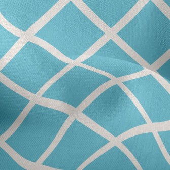 White Line Cross Grid Lightweight Performance Linen