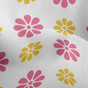 Two-Color Sweet Small Floral Lightweight Performance Linen