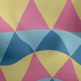 Visual Sense Multicolor Triang Lightweight Performance Linen