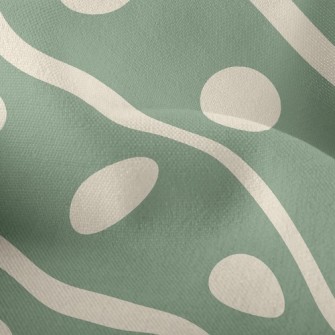 Polka Dot Twill Lightweight Performance Linen