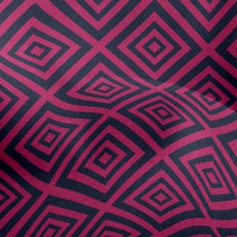 Pink Black Line Square Lightweight Performance Linen