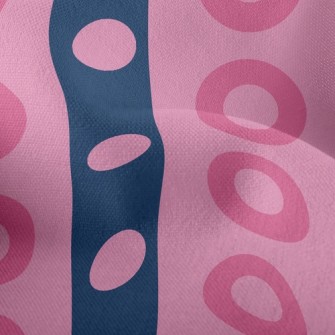 Strips Of Dots Lightweight Performance Linen