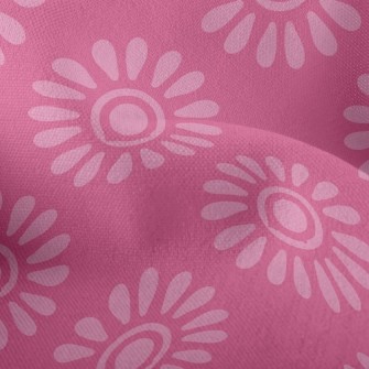 Sweet Sun Flower Lightweight Performance Linen