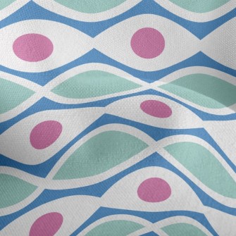 Mysterious Little Waves Lightweight Performance Linen