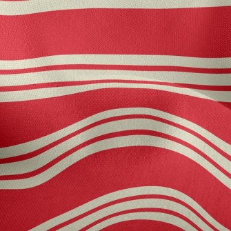 Horizontal Stripes Of Differen Lightweight Performance Linen