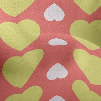 Arrange Hearts Upside Down Lightweight Performance Linen